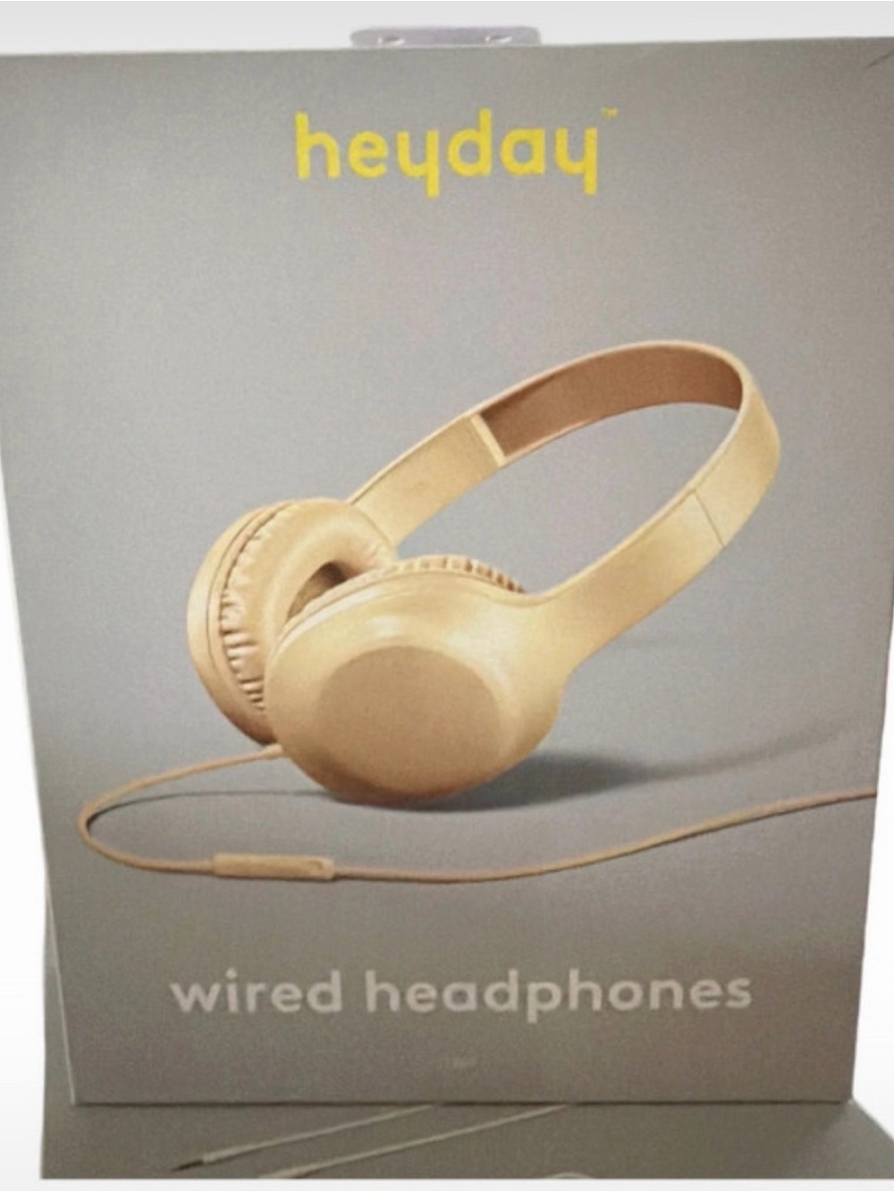 heyday Wired On-Ear Headphones in Beige